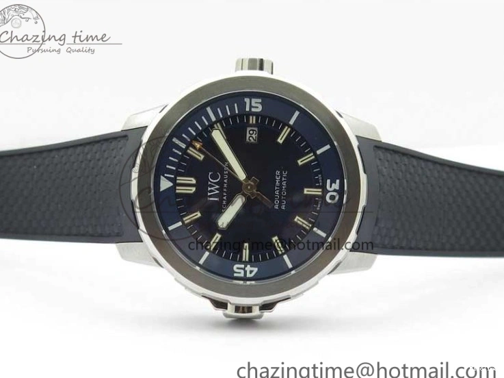 MIROTIME 0713 RelaxedFit Aquatimer Automatic IW329004 V6F 1:1 Best Edition Blue Dial on Rubber Strap MIYOTA 7095
